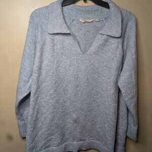 V-neck Collard Sweater SZ 3X